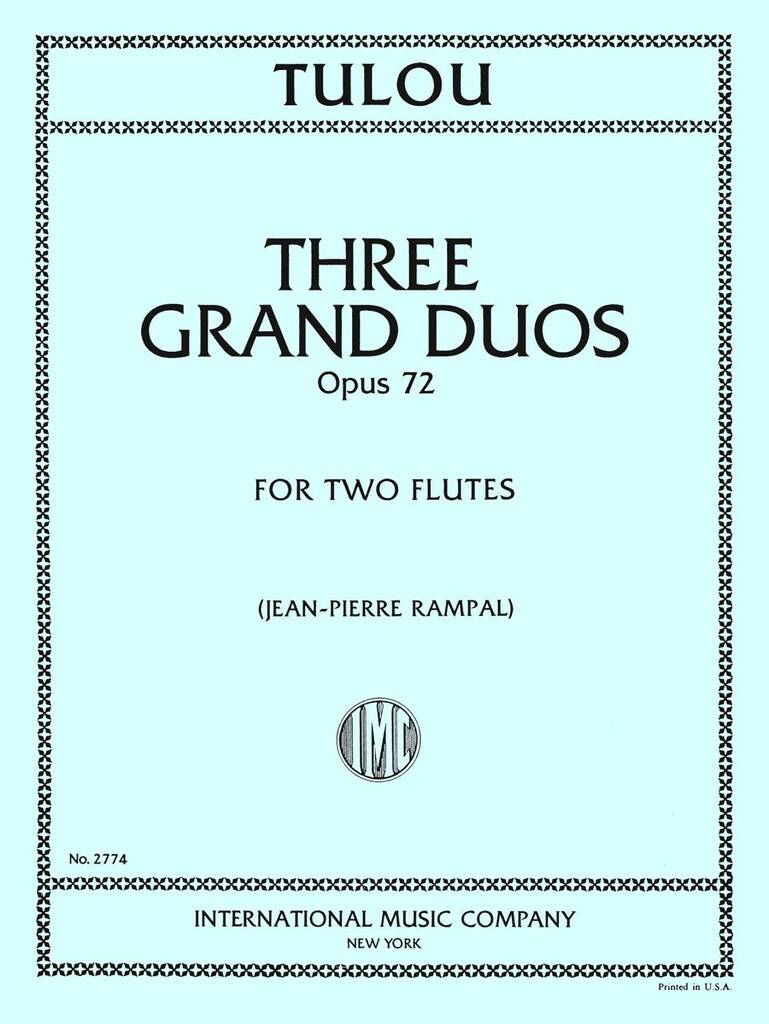 Grand Duos (3) Op. 72